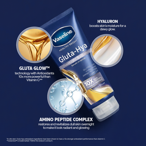 Vaseline Gluta Hya Overnight Radiance Repair - 70ml
