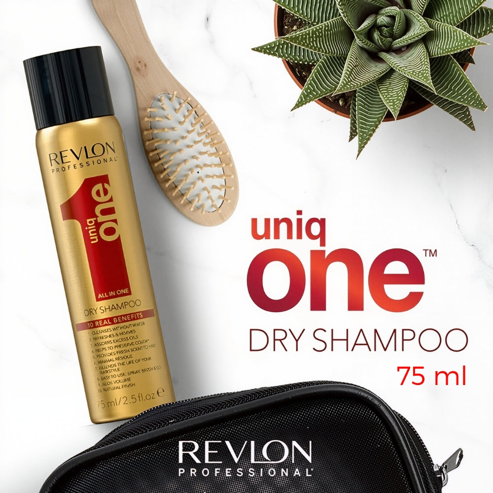 Revlon Professional UniqONE Dry Shampoo - "All-in-One" 10 Benefits Dry Shampoo - 75ml