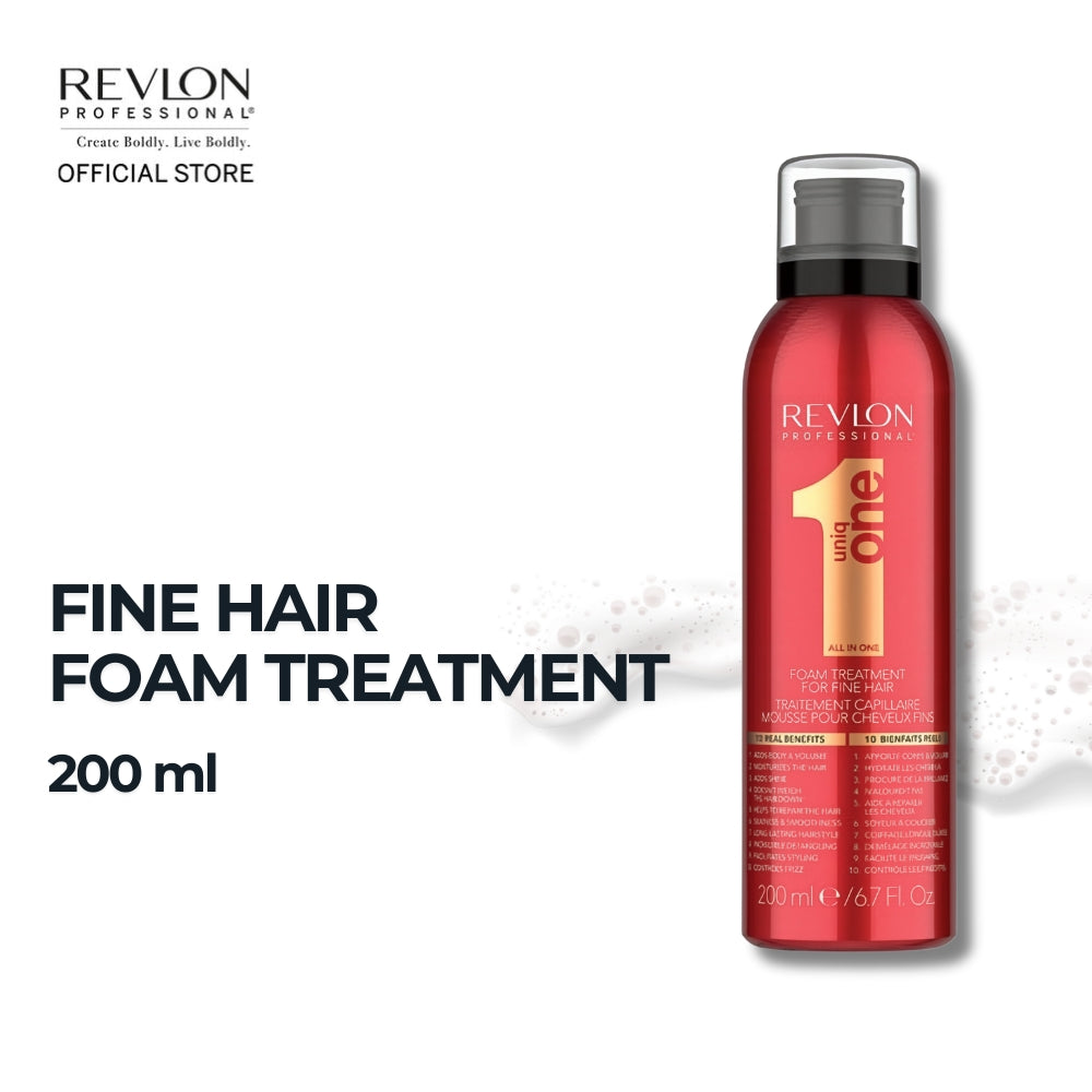 Revlon Professional UniqONE Foam Treatment - 200ml - "All-in-One" 10 Benefits Hair Serum - Classic Fragrance