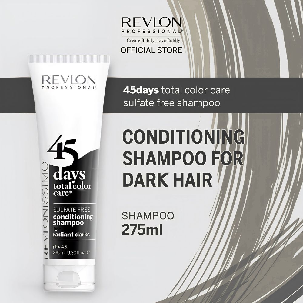 Revlon Professional Revlonissimo 45 Days Total Color Care Conditioning Shampoo - Radiant Darks - 275ml