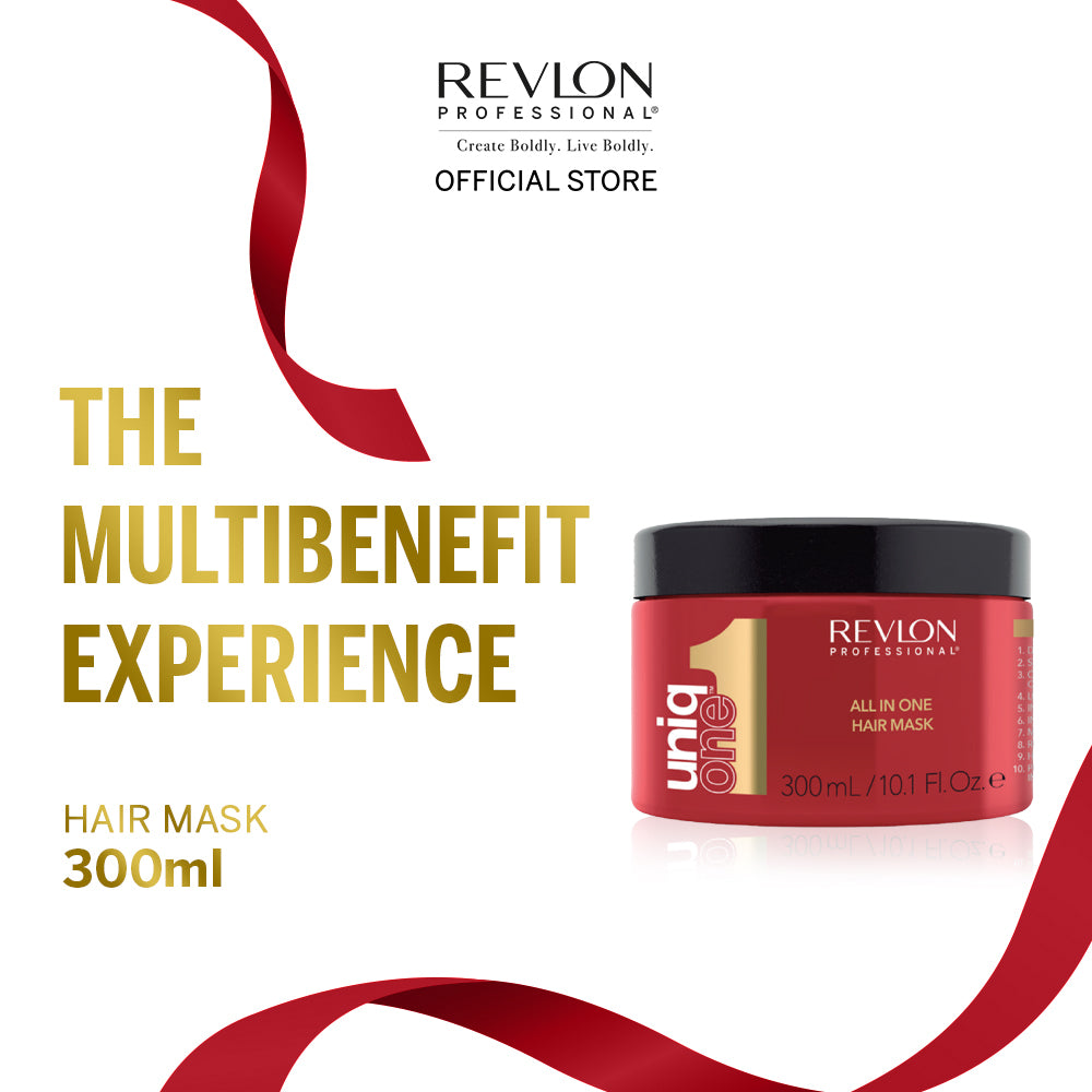Revlon Professional UniqONE Repair Hair Treatment Mask - "All-in-One" 10 Benefits - 300ml