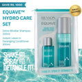 Revlon Professional EQUAVE Hydro Care Set: Deep Cleansing Detox Micellar Shampoo 100ml and Instant Detangling Conditioner 200ml