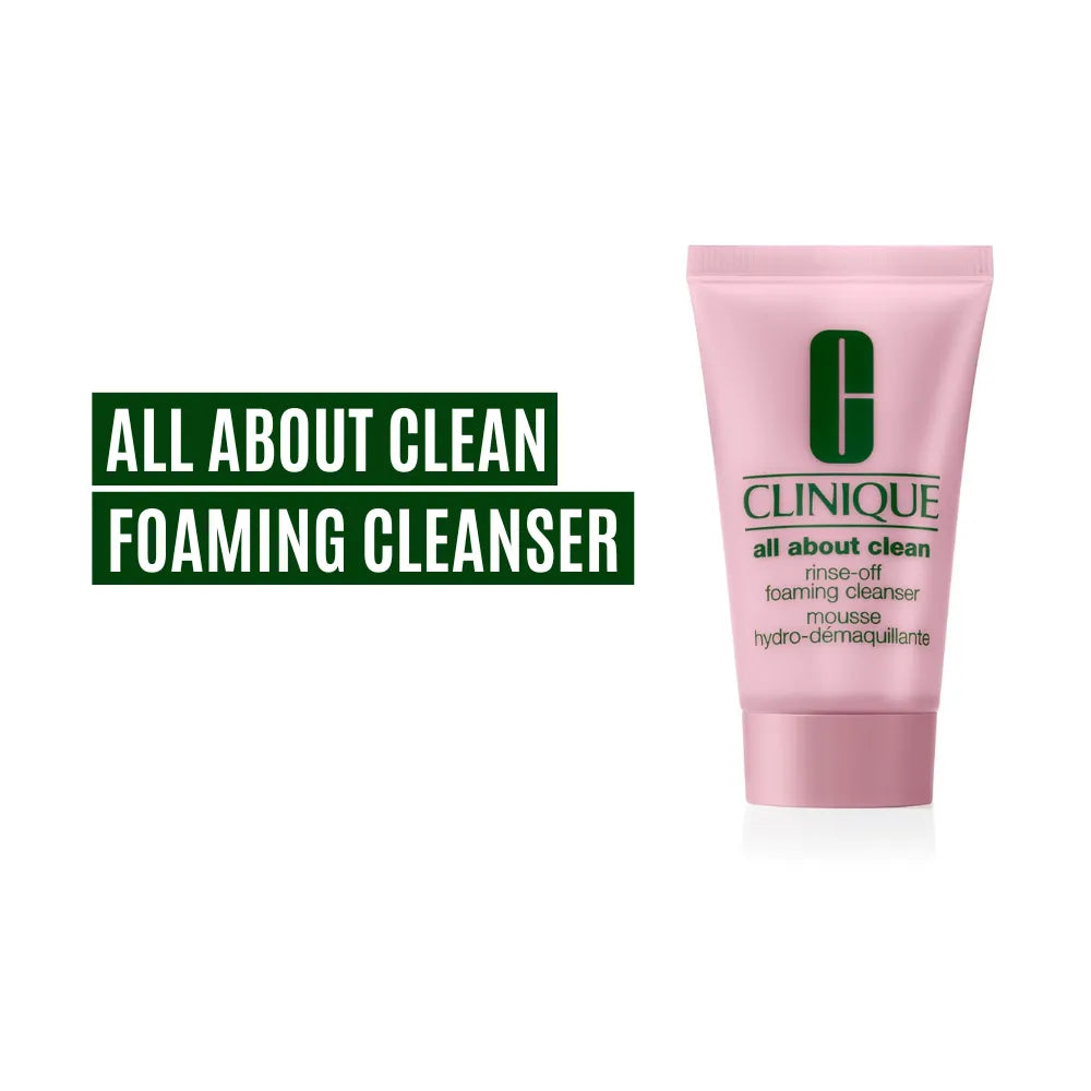 Clinique All About Clean Rinse-Off Foaming Cleanser - 30ml