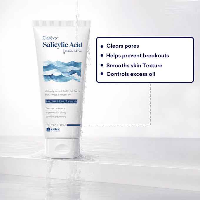 Jenpharm Clarevo Salicylic Acid Facewash