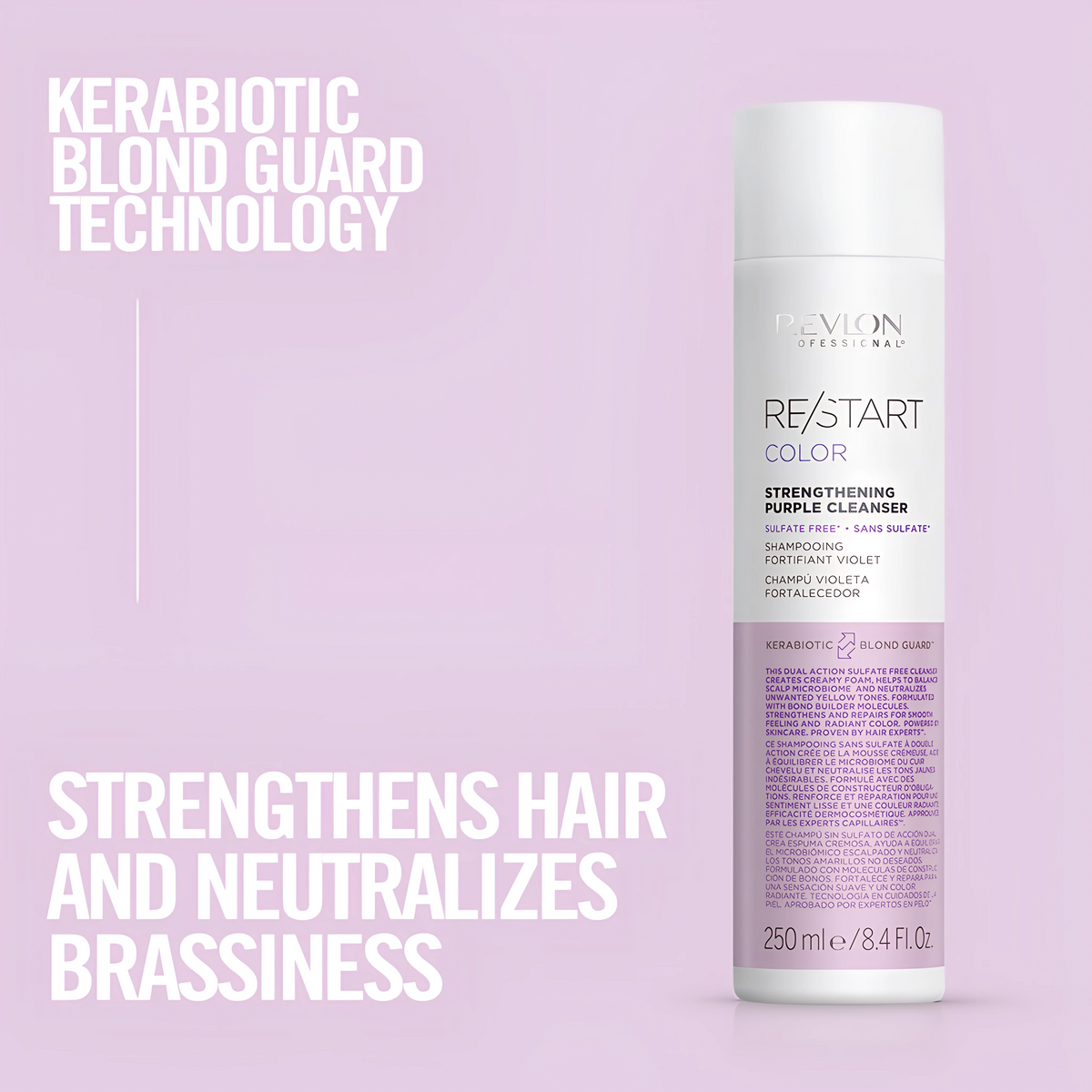 RE/START Color Strengthening Purple Cleanser 250ml