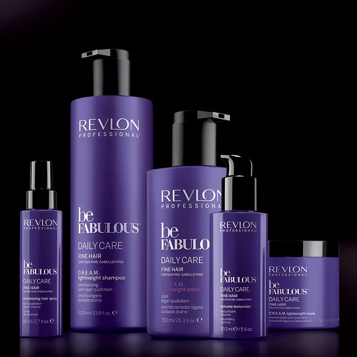 Revlon Professional BeFabulous Fine Hair C.R.E.A.M. Lightweight Shampoo 1000ml