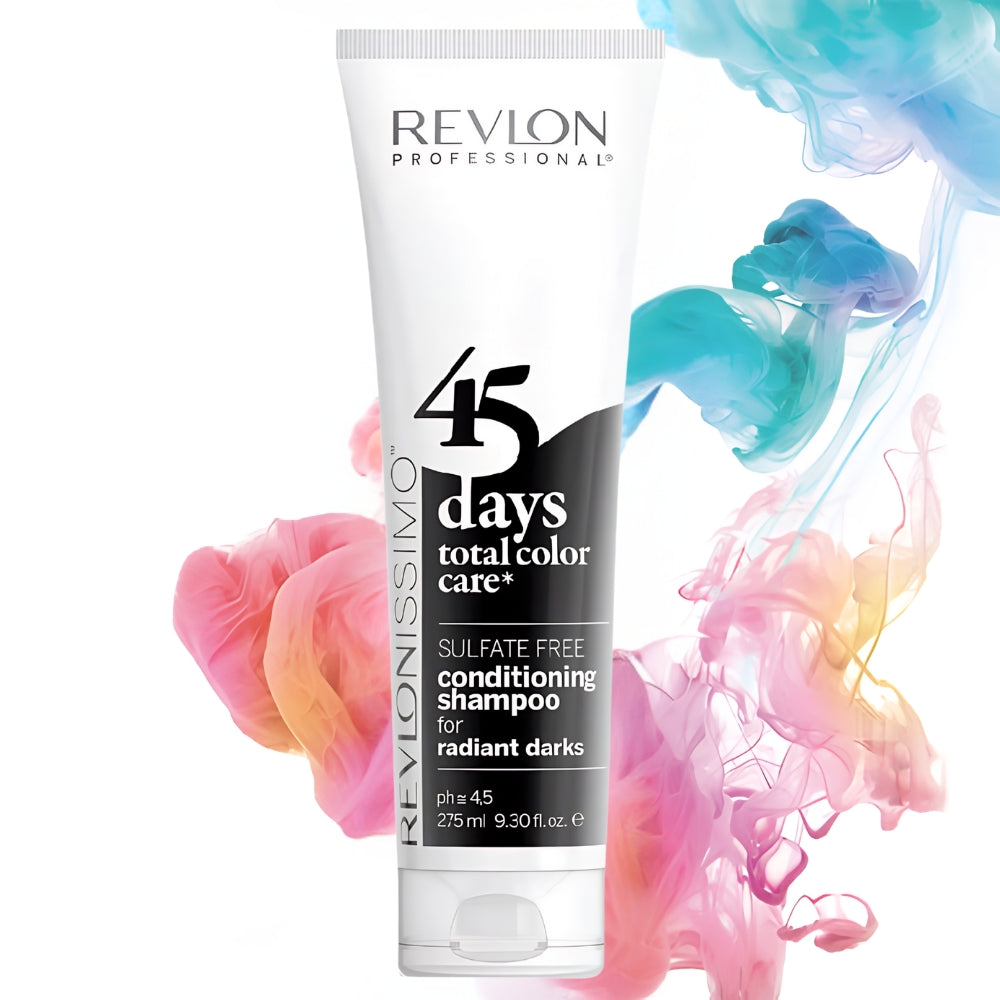 Revlon Professional Revlonissimo 45 Days Total Color Care Conditioning Shampoo - Radiant Darks - 275ml