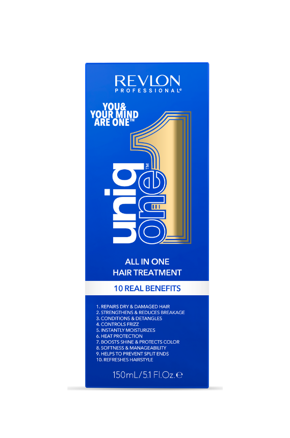 Revlon Professional UniqONE Repair Hair Spray Leave-In Treatment - 150ml - "All-in-One" 10 Benefits Hair Serum - Mental Wellness Edition
