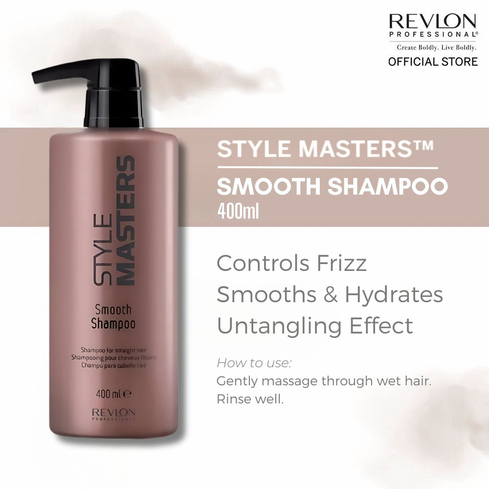 Revlon Professional STYLE MASTERS Smooth Shampoo - 400ml
