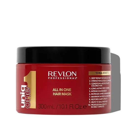 Revlon Professional UniqONE Repair Hair Treatment Mask - "All-in-One" 10 Benefits - 300ml