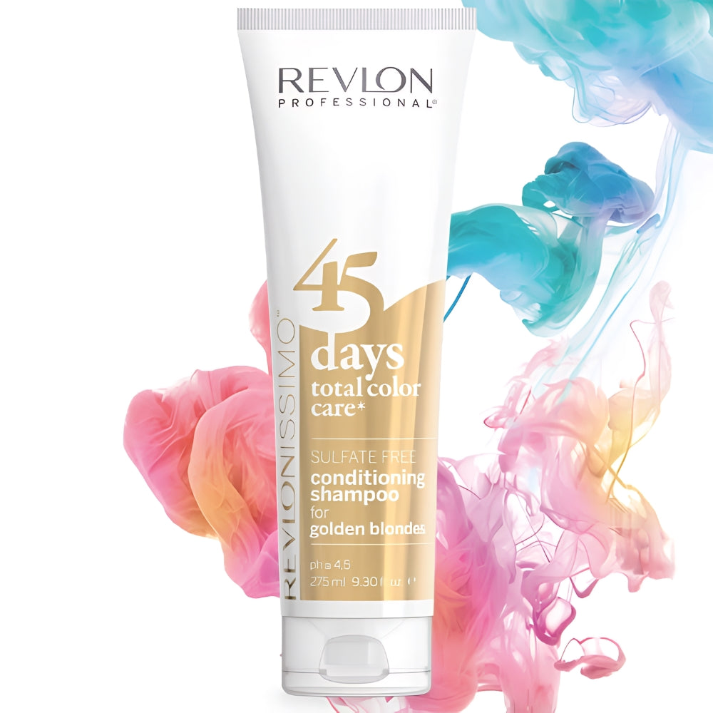 Revlon Professional Revlonissimo 45 Days Total Color Care Conditioning Shampoo - Golden Blondes - 275ml