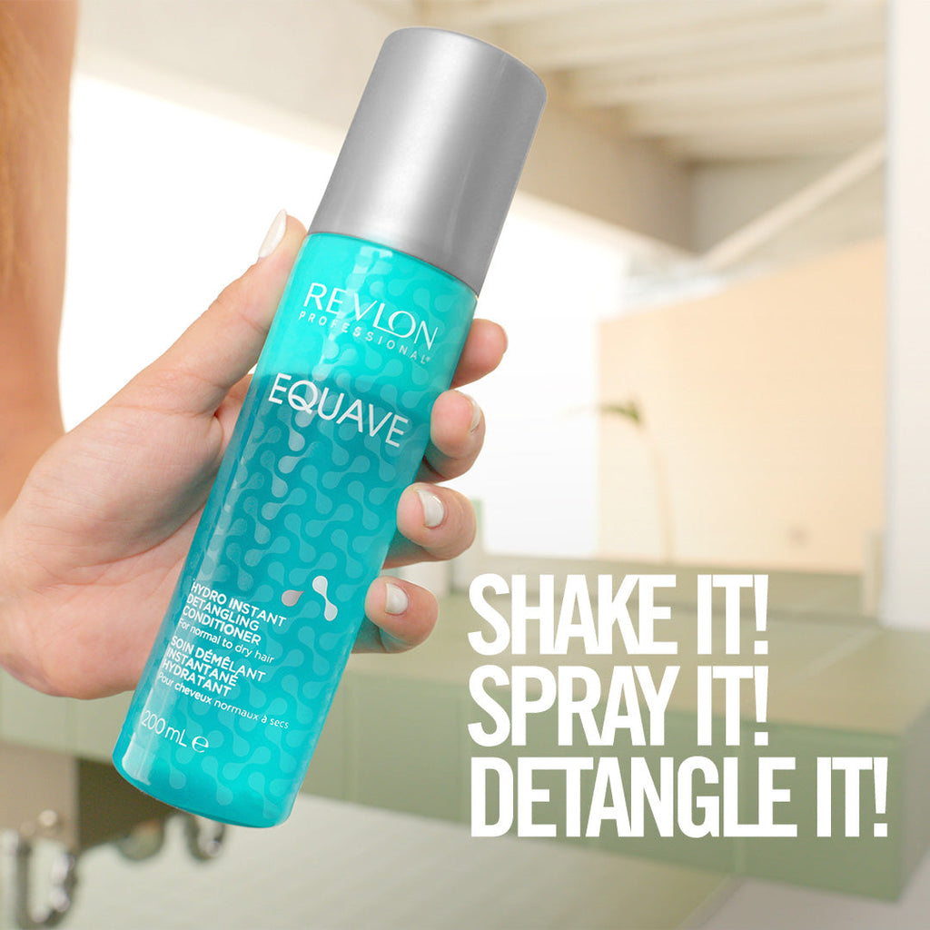 Revlon Professional EQUAVE Hydro Care Set: Deep Cleansing Detox Micellar Shampoo 100ml and Instant Detangling Conditioner 200ml