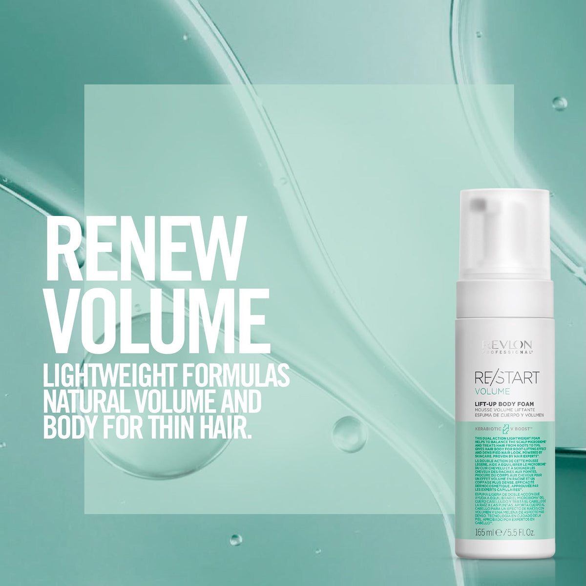 RE/START Volume Lift-up Body Foam 165ml