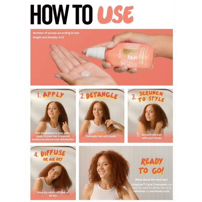 Revlon Professional UniqONE All-in-One Leave-In Hair Treatment for Curls 230ml