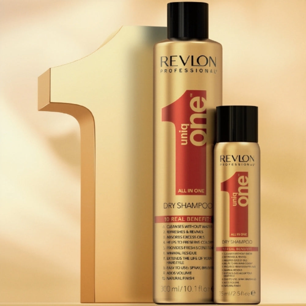 Revlon Professional UniqONE Dry Shampoo - "All-in-One" 10 Benefits Dry Shampoo - 75ml