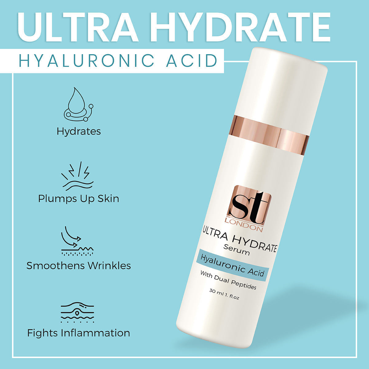 ST London Ultra Hydrate Serum - 30ml