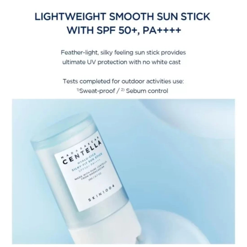 Skin1004 Hyalu-Cica Silky-fit Sun Stick SPF50++++