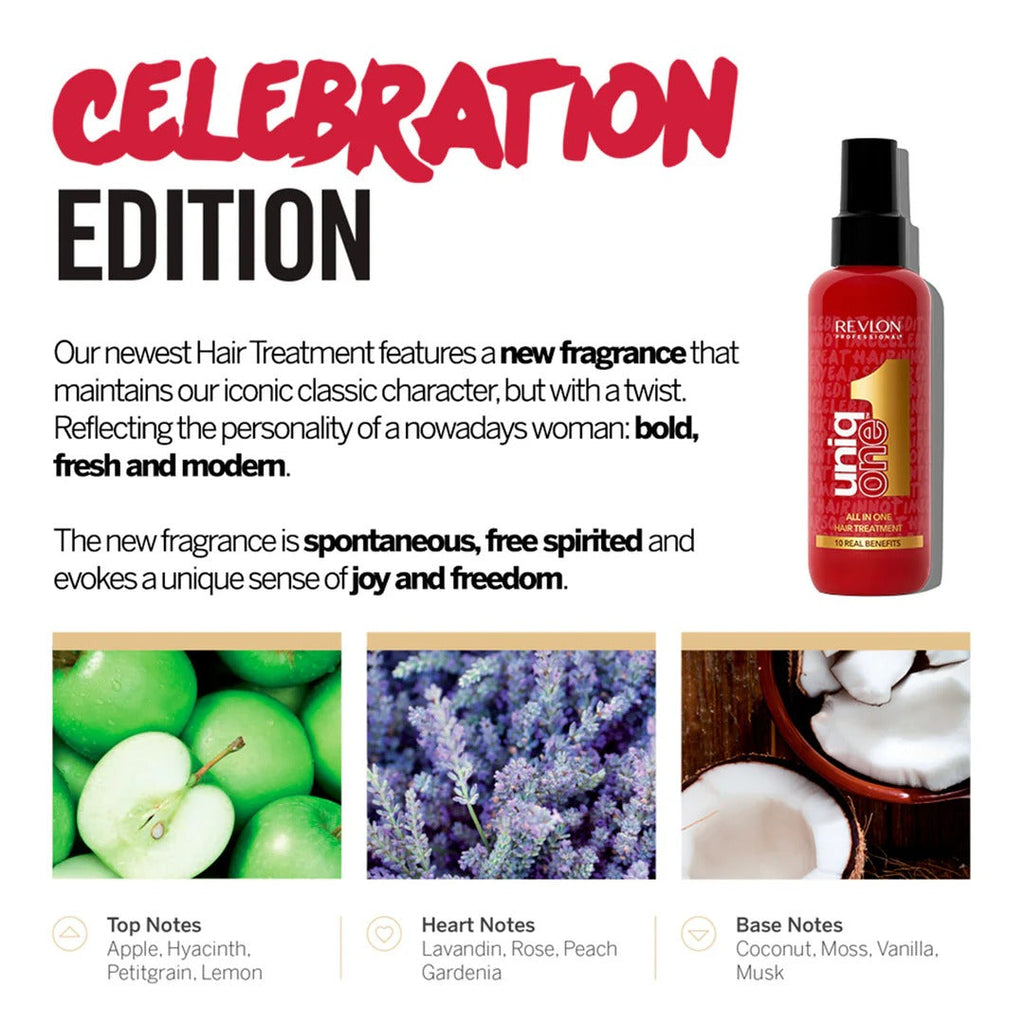 Revlon Professional UniqONE DUO-PACK All-in-One Leave-In Hair Treatment Classic Fragrance 150ml + Shampoo 230ml
