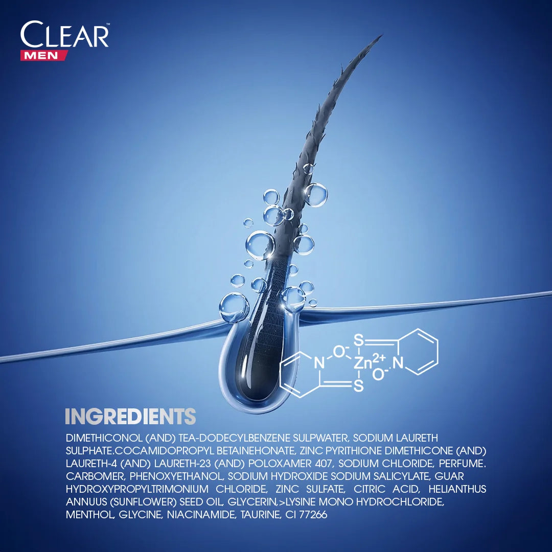 Clear Men Deep Cleanse Anti Dandruff Shampoo - 185ml