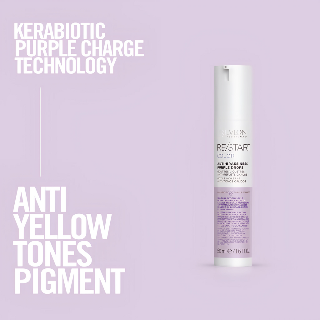 RE/START Color Anti-Brassiness Purple Drops 50ml
