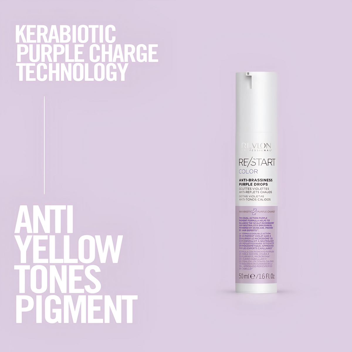 RE/START Color Anti-Brassiness Purple Drops 50ml