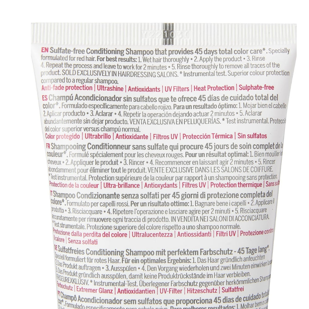 Revlon Professional Revlonissimo 45 Days Total Color Care Conditioning Shampoo - Brave Reds - 275ml