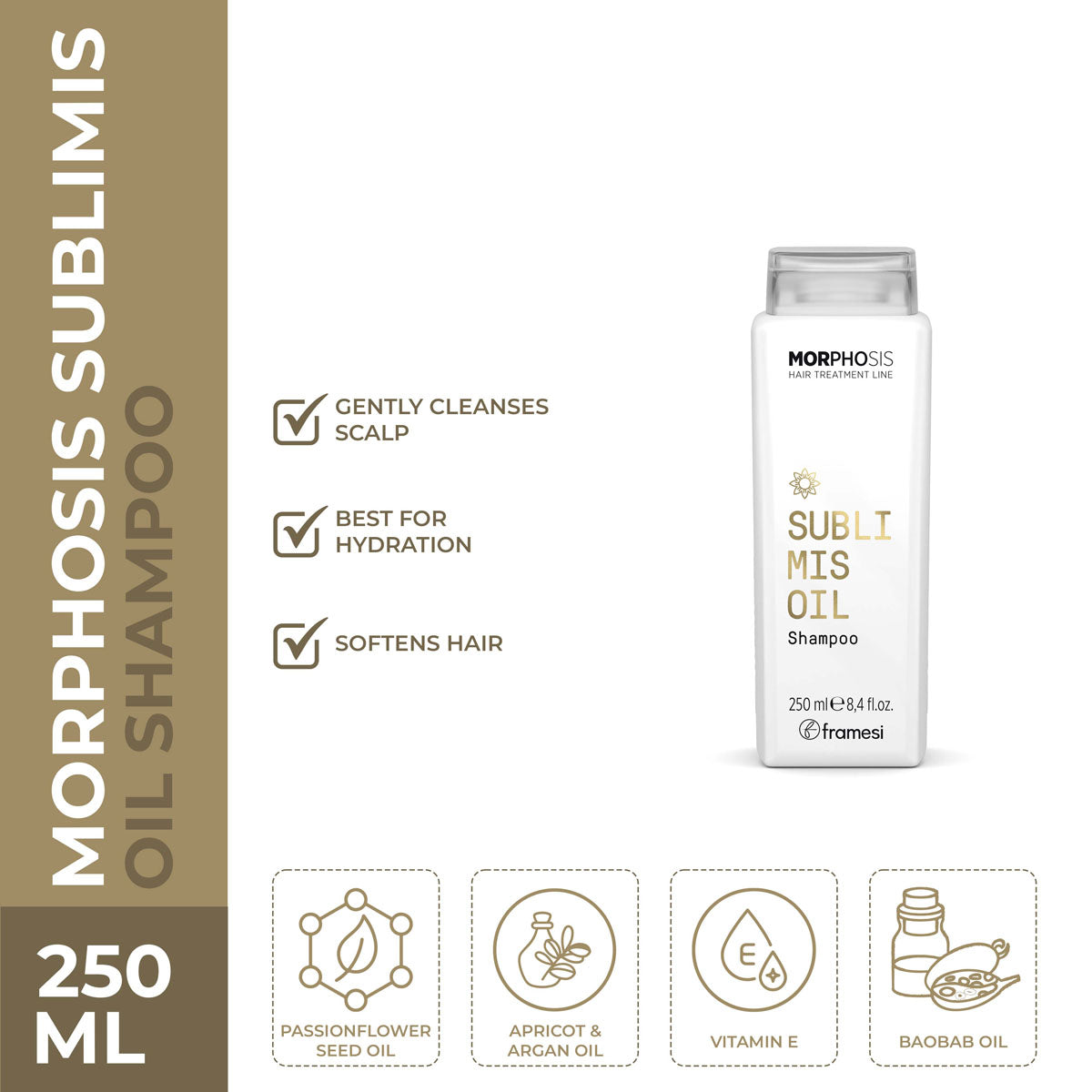 Framesi Morphosis Sublimis Oil Shampoo - 250ml