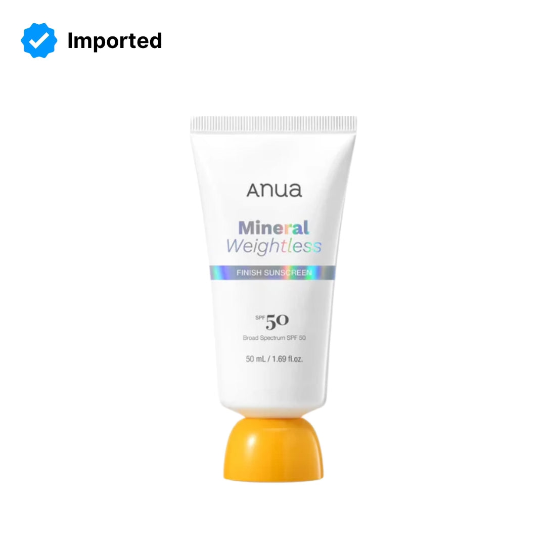 Anua Mineral Weightless Finish Sunscreen - 50ml