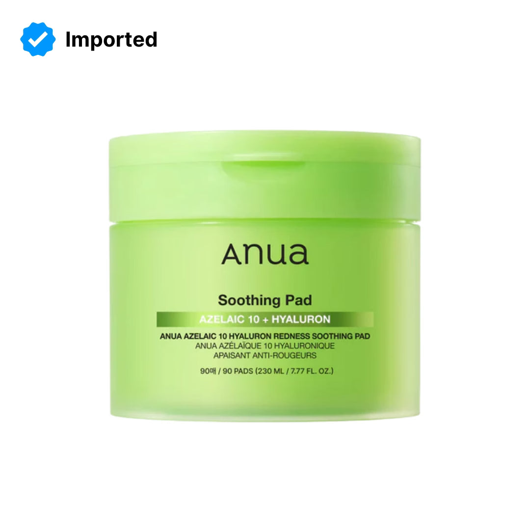 Anua Azelaic 10 Hyaluron Redness Soothing Pad - 90 Pads