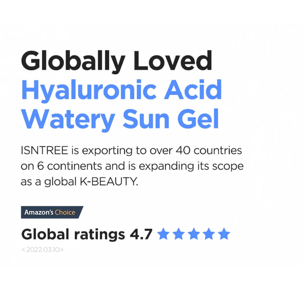Isntree Hyaluronic Acid Watery Sun Gel SPF 50+ PA++++ 50ml