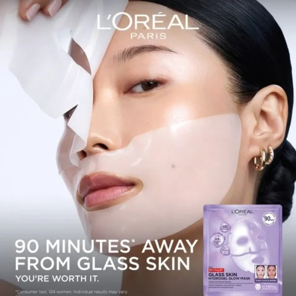 Loreal Paris Revitalift Glass Skin Hydrogel Glow Mask