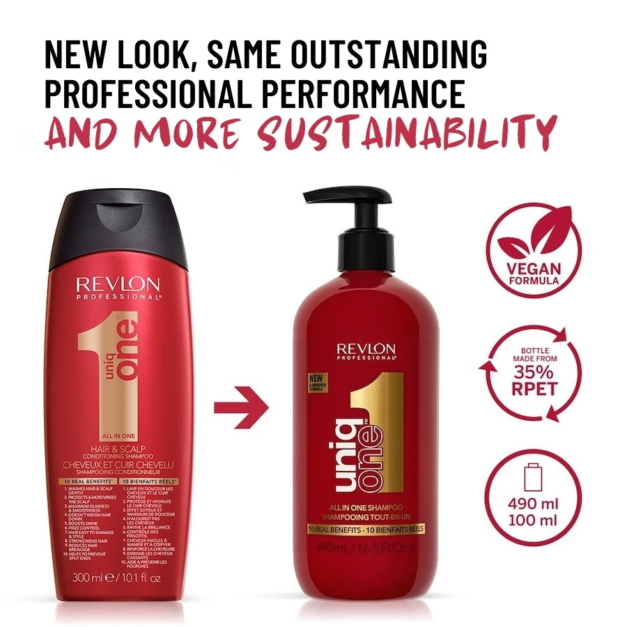 Revlon Professional UniqONE All-in-One Shampoo Classic Fragrance 490ml