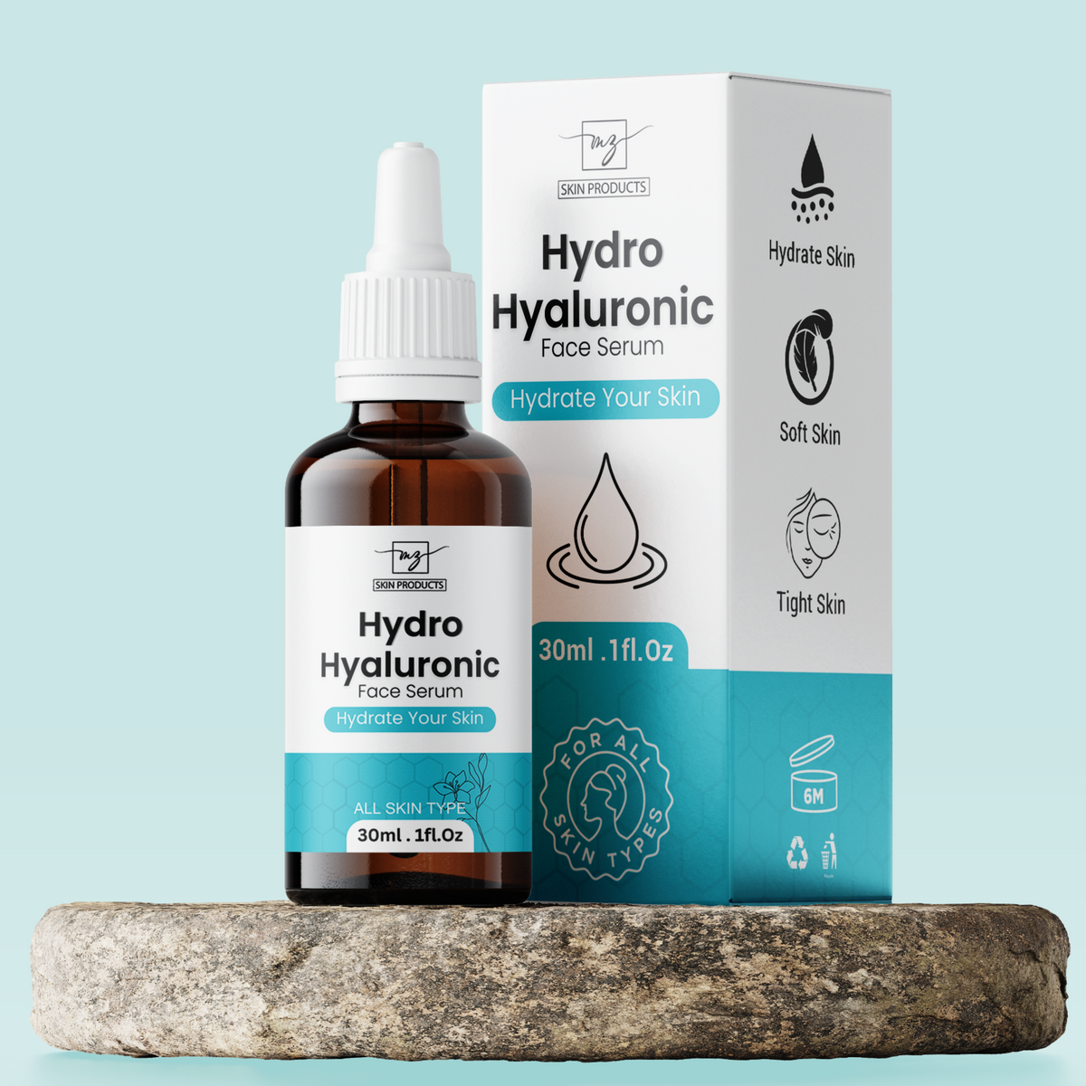 MzSkin Hydro Hyaluronic Serum - 30ml