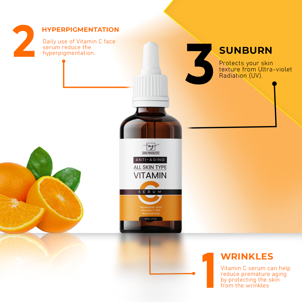 MzSkin Anti – Aging Vitamin C Serum - 30ml