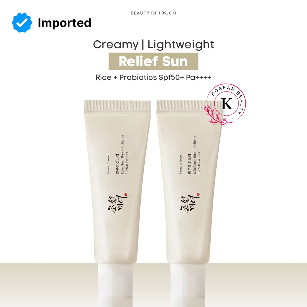 Beauty Of Joseon Relief Sun : Rice + Probiotics SPF Bundle - 50ml each
