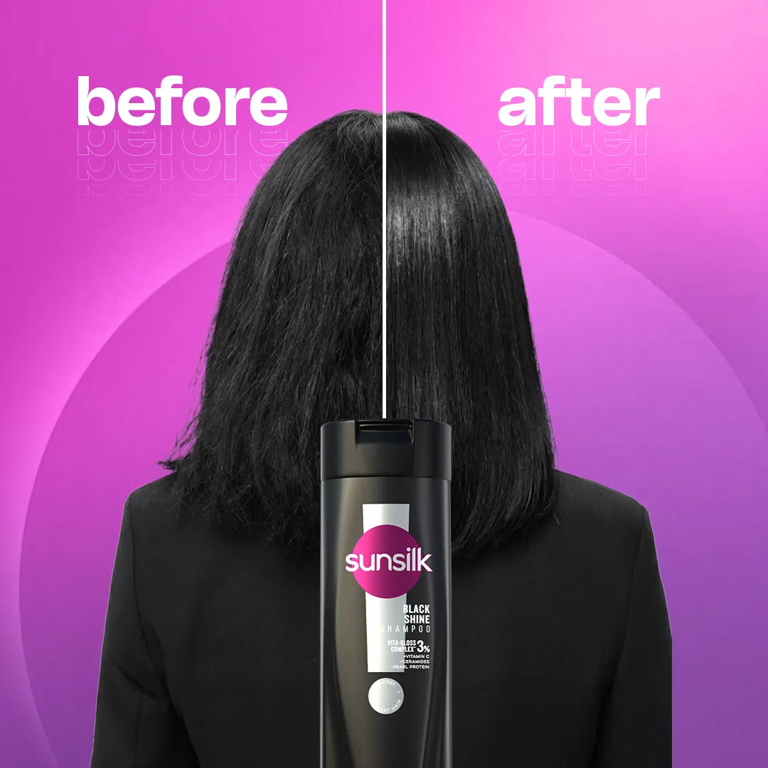 Sunsilk Black Shine Shampoo - 185ml