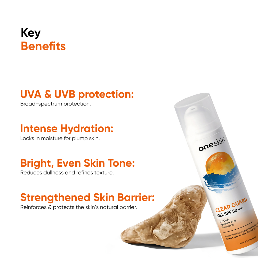 Oneskin Clear Guard Gel SPF 50++ - 50ml