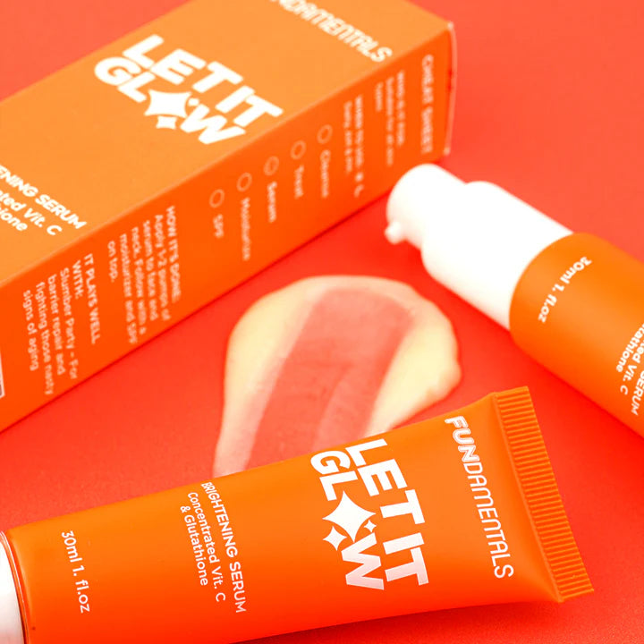 Fundamentals Let It Glow Brightening Serum with Vit C + Glutathione - 30 ML