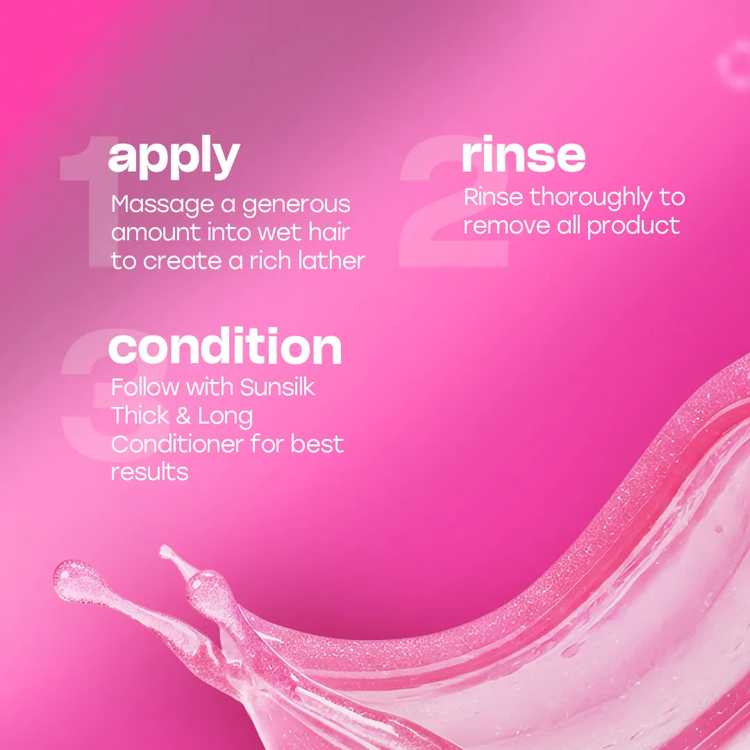 Sunsilk Thick & Long Shampoo - 185ml