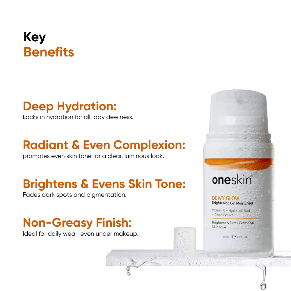 Oneskin Dewy Glow- Brightening Gel Moisturizer - 50ml