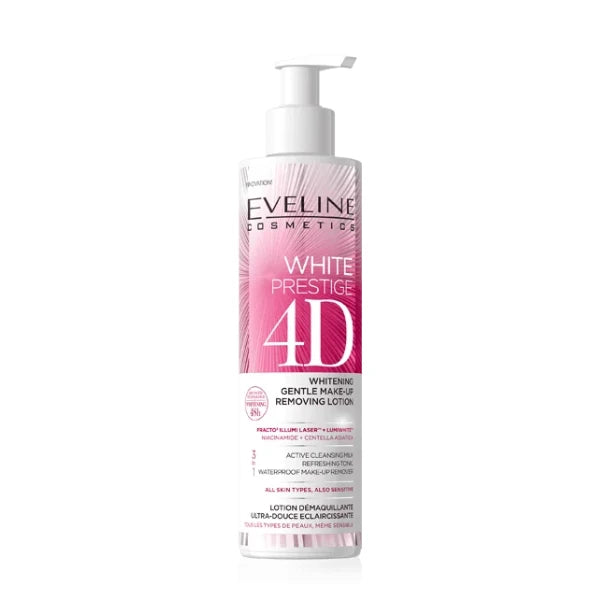 Eveline 4D Whitening Makeup Removing Lotion - 245ml