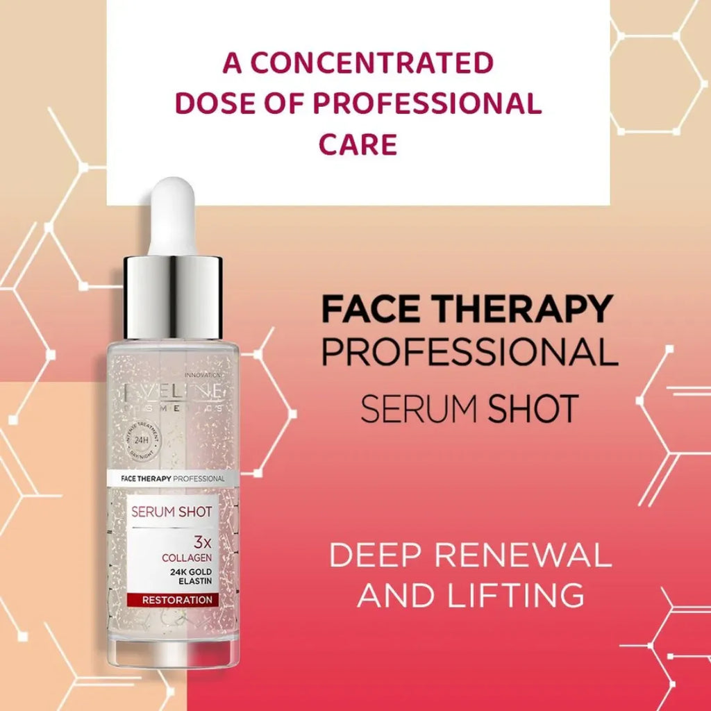 Eveline Serum Shot 3X Collagen Deep Renewal Serum - 30ml