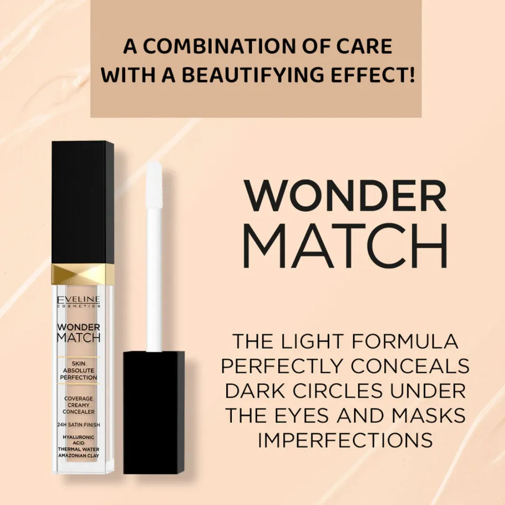 Eveline Wonder Match Concealer - 01 Light