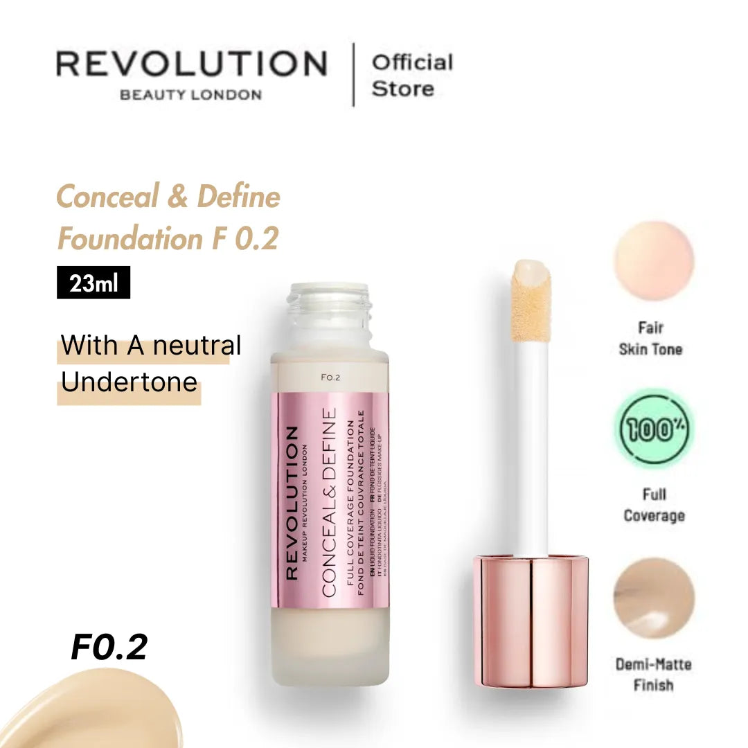 Makeup Revolution Conceal & Define Foundation