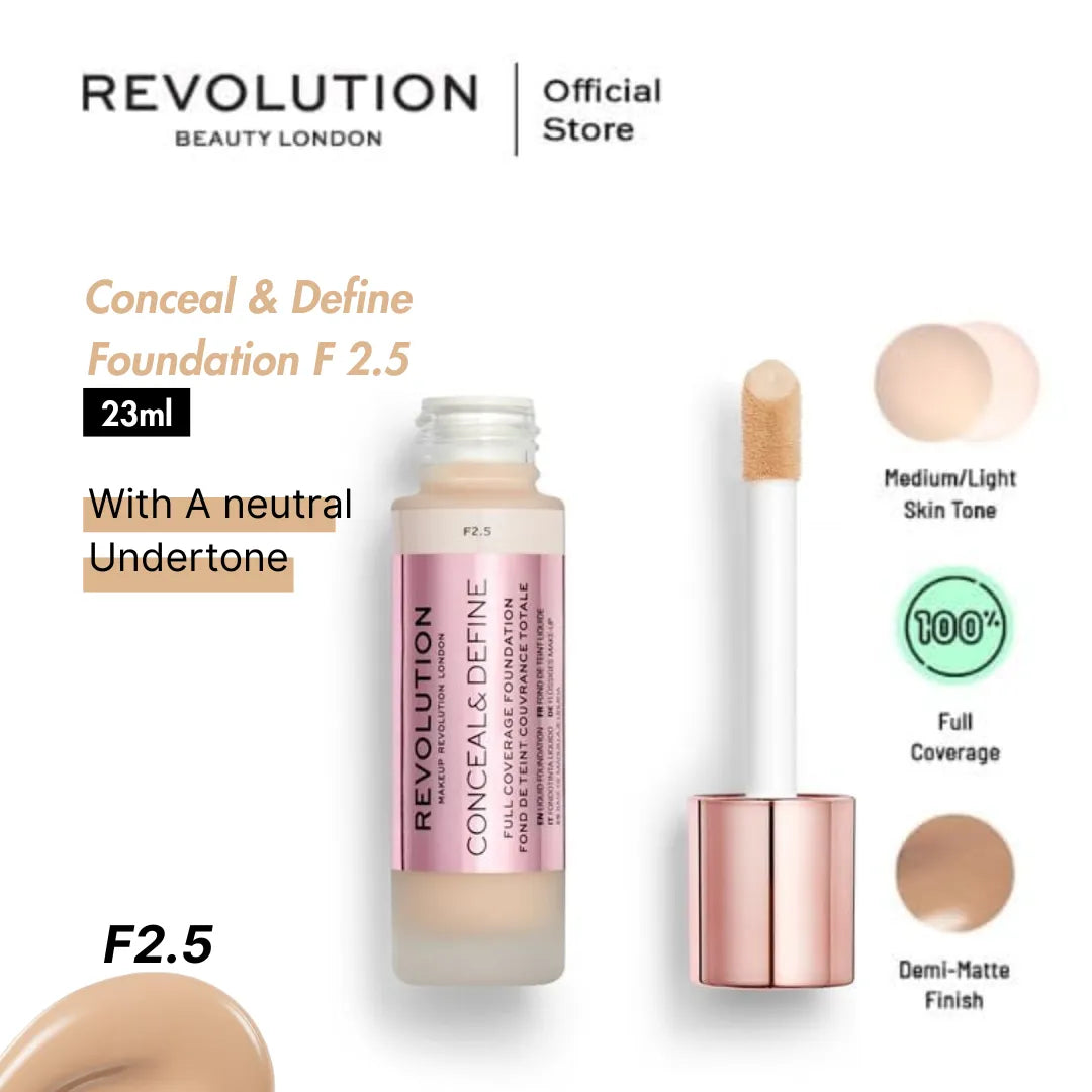 Makeup Revolution Conceal & Define Foundation