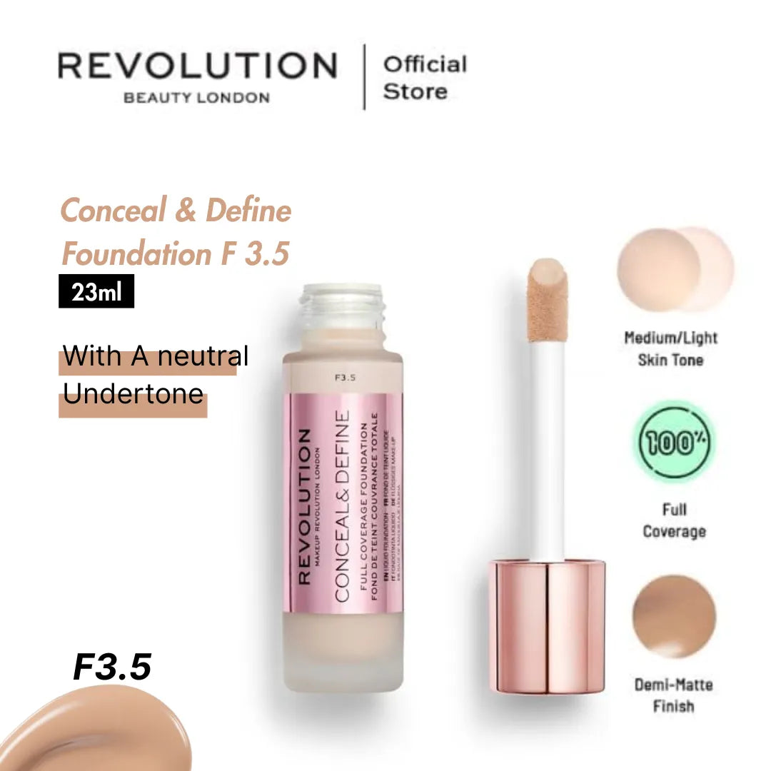 Makeup Revolution Conceal & Define Foundation