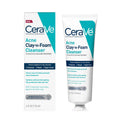 CeraVe 3-in-1 Acne Clay-to-Foam Cleanser  2% Salicylic Acid - 118ml 
