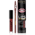 Eveline Oh! My Lips Liquid Matt Lipstick & Lip Liner - 16 Extraordinary Red