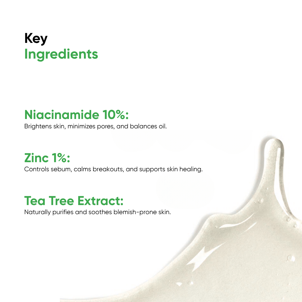 Oneskin Joyful Radiance Niacinamide 10%, Zinc 1%, Tea Tree Extract - 30ml