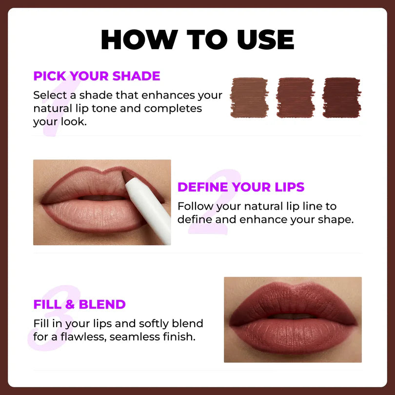 LAMEL Long lasting Gel Lip Liner